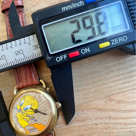 Vintage Armitron musical looney tunes tweety bird flute watch NEW BATTERY - Picture 7 of 8
